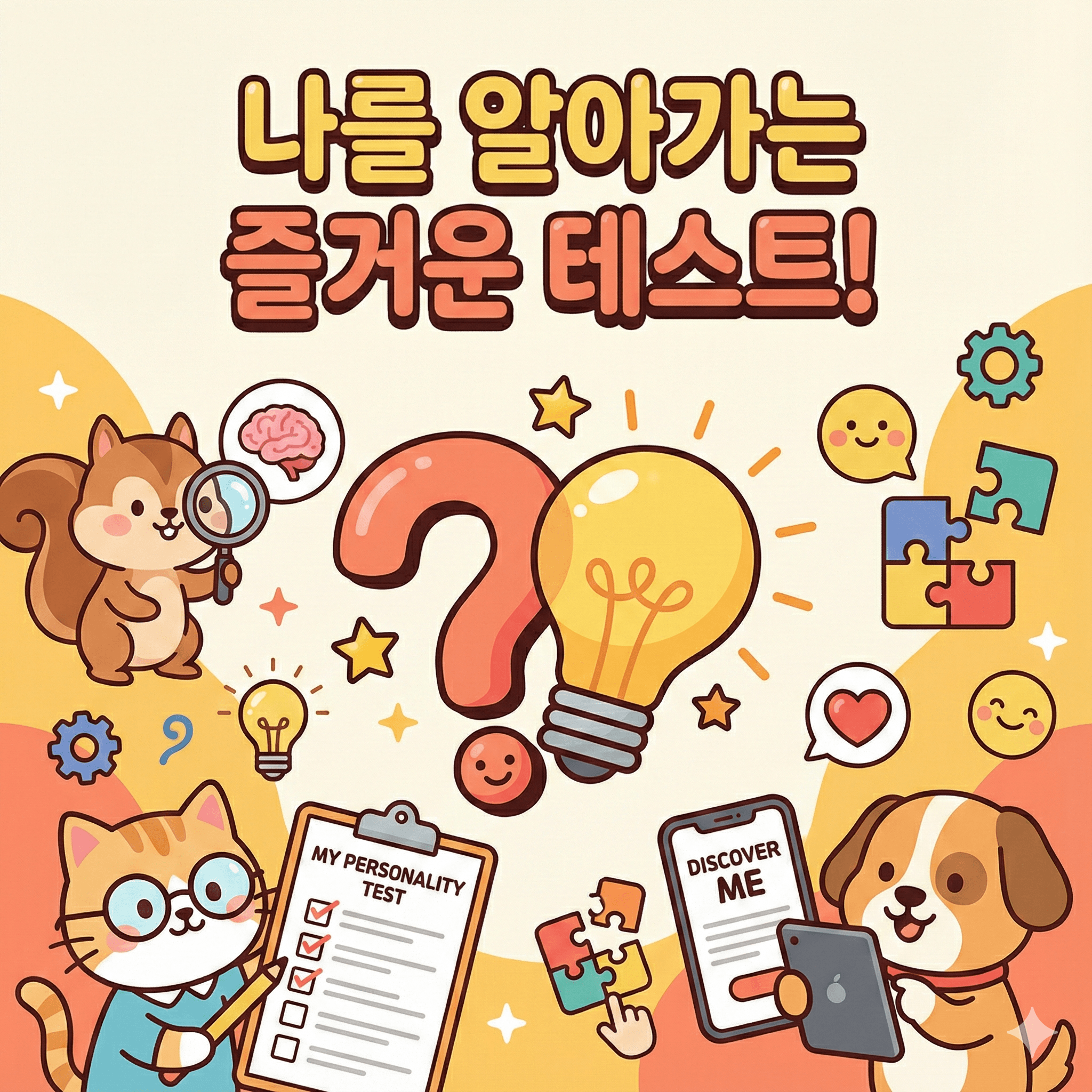 나를 알아가는 즐거운 테스트 - 성격 테스트와 자기 발견